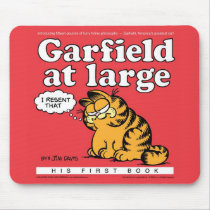 Garfield bei großem Mousepad mousepads