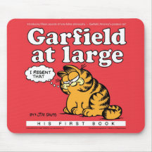 Garfield bei großem Mousepad