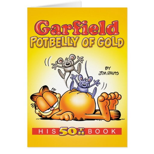 Garfield-Dickbauch der Goldanmerkungs-Karte