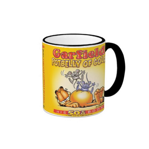 Garfield-Dickbauch des Goldbechers Tee Tasse