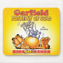 Garfield-Dickbauch des Goldes Mousepad mousepads