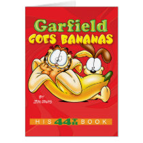 Garfield geht Bananen-Anmerkungs-Karte karten
