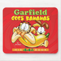 Garfield geht Bananen Mousepad mousepads