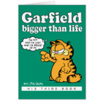 Garfield größer als Leben-Anmerkungs-Karte