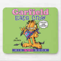 Garfield isst Krähe Mousepad mousepads