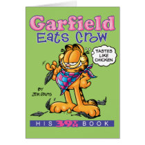 Garfield isst Krähen-Anmerkungs-Karte karten
