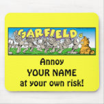 Garfield Logobox stören mich Mousepad