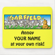 Garfield Logobox stören mich Mousepad mousepads