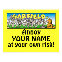 Garfield Logobox stören mich Postkarten postkarten