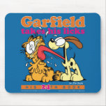 Garfield nimmt seins leckt Mousepad