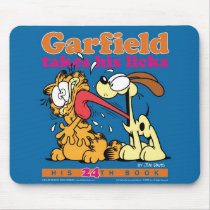 Garfield nimmt seins leckt Mousepad mousepads