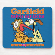 Garfield nimmt seins leckt Mousepad
