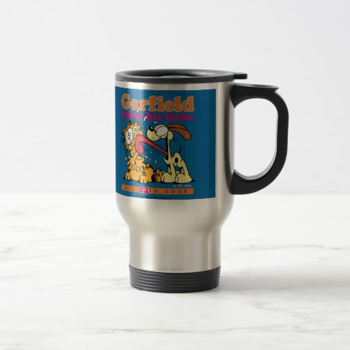 Garfield nimmt seins leckt Reise-Becher Kaffeehaferl