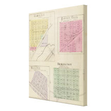 Garfield, Pawnee-Felsen, Heizer, Hoisington, Kansa Leinwanddrucke