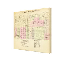 Garfield und Wheeler County, Nebraska Gespannter Galerie Druck