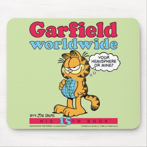Garfield weltweites Mousepad