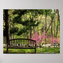 Garten-Bank Poster