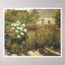 Garten bei Giverny, 1890 Posterdruck