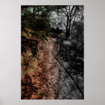 Garten des Guts und Böse… gehe ich die Linie Posterdruck