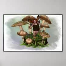Garten-Fee Posterdruck