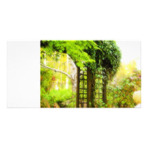 Garten-Gitter Photogrußkarten