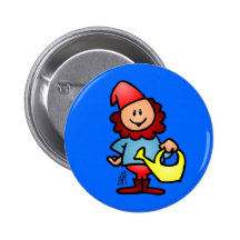 Garten Gnome Anstecknadelbutton