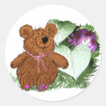 Garten-Teddybär-Aufkleber