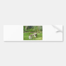 Gartenbank Autosticker