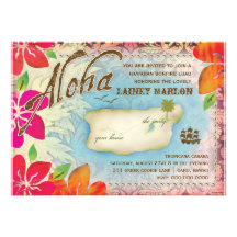 GASCHROMATOGRAPHIE | Aloha Luau Insel 2 Individuelle Einladungen