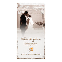 GASCHROMATOGRAPHIE | gealterte Hochzeit im Herbst  Foto Karten