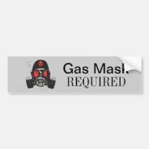 Gasmaske Autosticker