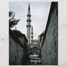 Gasse, die zu Suleymans Bibliothek, Suleymaniye C  Flyer Druck