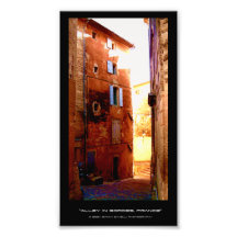 Gasse in Gordes Frankreich Photo Drucke