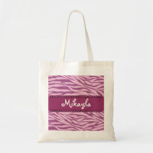 Gastgeschenk Hochzeitwarme rosa Zebra-Brautjungfer
