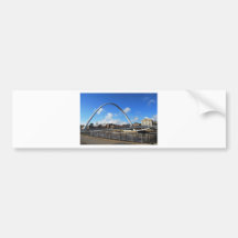 Gateshead-Jahrtausend-Brücke Auto Sticker