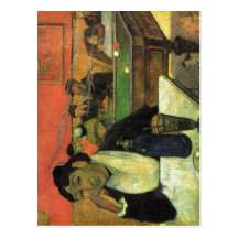 Gauguin, Paul Im CAF? (Portr? t der Frau Ginoux) 1 Postkarten