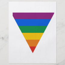 Gay Pride-Dreieck Individuelle Flyer