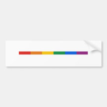Gay Pride-Streifen Auto Aufkleber