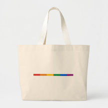 Gay Pride-Streifen Leinentaschen
