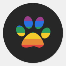 Gay Pride-T-Shirt Runde Aufkleber