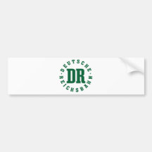 GDR / DDR Railway - Deutsche Reichsbahn Sign Auto Sticker