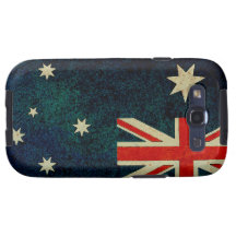 Gealterte australische Flagge Samsung Galaxy SIII Hüllen