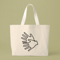 Gebärdenspracheikone taschen