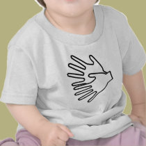 Gebärdenspracheikone t-shirts