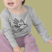 Gebärdenspracheikone t-shirts