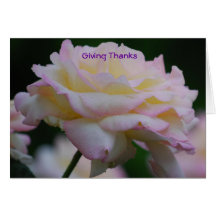 Geben des Dankes Grußkarten