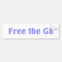 Geben Sie das G8 frei Auto Sticker