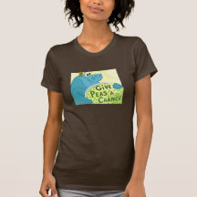 Geben Sie Erbsen eine Möglichkeit T-shirts