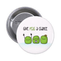 Geben Sie Erbsen einen Möglichkeits-Knopf Buttons