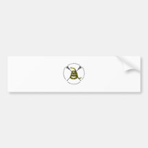 Geben Sie mich locker oder geben Sie mir Tod zwei Auto Sticker
